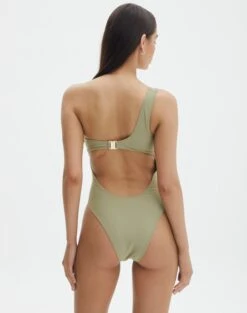 One Shoulder Swim One Piece -GLASSONS CLOTHING olenna one shoulder one piece precious cargo back ga141101rpln