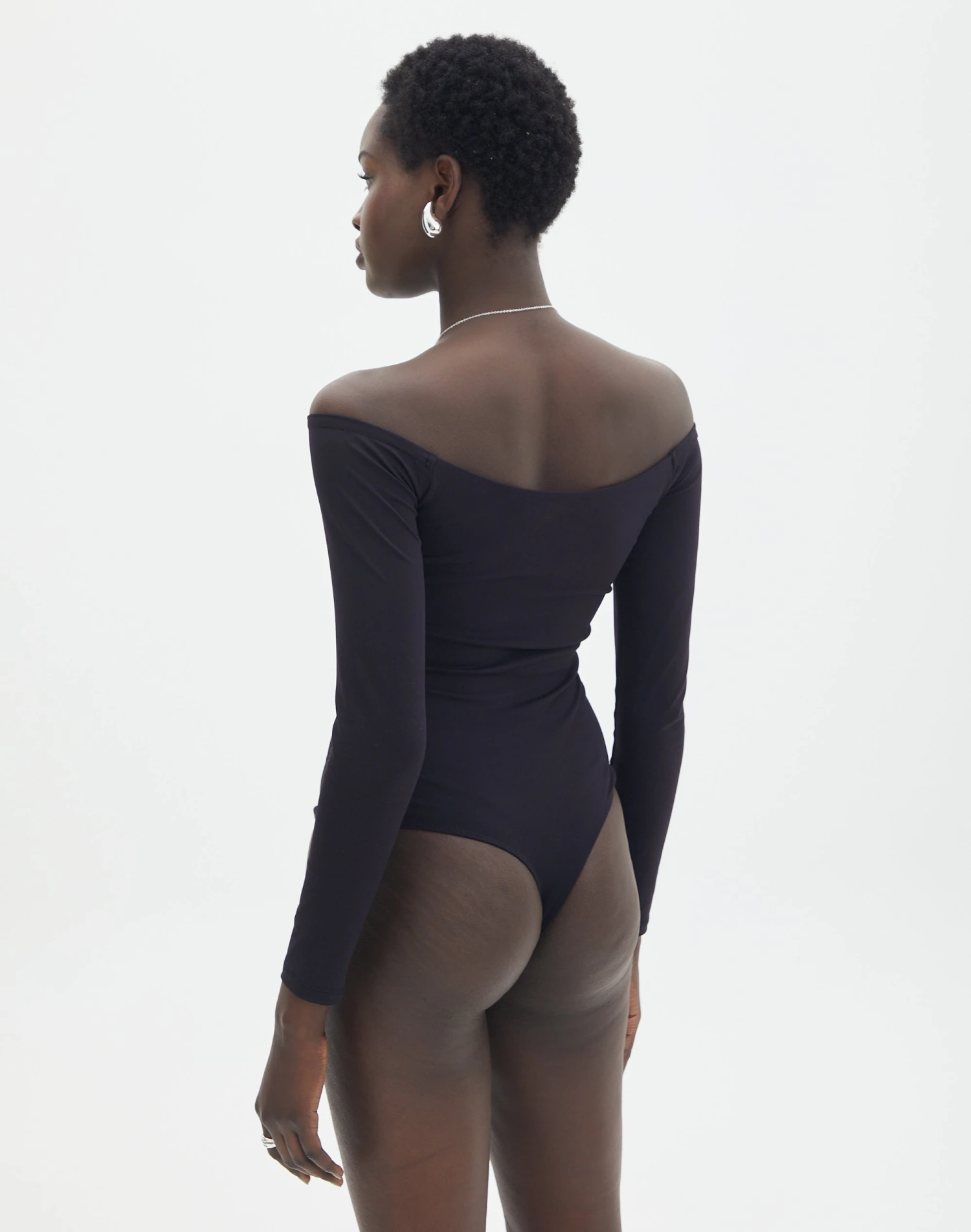 Supersoft Off The Shoulder Longsleeve Bodysuit 6 Supersoft Off The Shoulder Longsleeve Bodysuit - Image 4