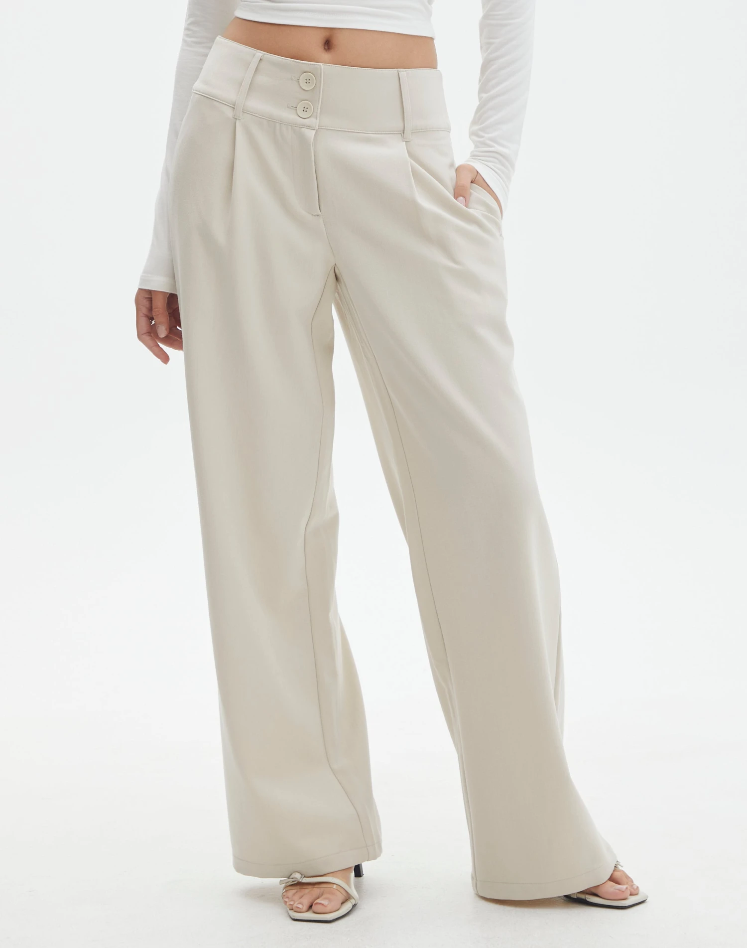 Double Button Tailored Pant 9 Double Button Tailored Pant - Image 7