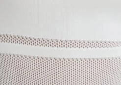 Panelled Knit Long Sleeve Top -GLASSONS CLOTHING pinny panelled longsleeve white imagefront kl114624vn