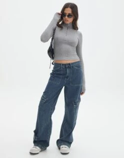 Luxe Lounge Modal Quarter Zip Front Long Sleeve Top 28 Luxe Lounge Modal Quarter Zip Front Long Sleeve Top -GLASSONS CLOTHING quinn quarter zip top heather marle full tl93138mod