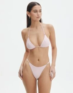 Ruched Balconette Bikini Top -GLASSONS CLOTHING r aiden adjustable high cut bikini briefs fairy floss front ga54030rpln 2
