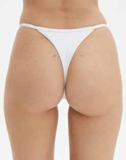 Adjustable Thong Bikini Bottom -GLASSONS CLOTHING r alex adjustable bikini brief white back ga53112rpln