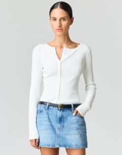 Low Rise Denim Mini Skirt 29 Low Rise Denim Mini Skirt -GLASSONS CLOTHING r leni low rise hemmed mini skirt riley vintage wash full ss55069rden