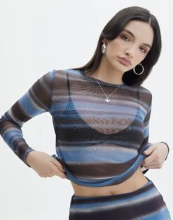 Faux Leather Side Split Zip Midi Skirt -GLASSONS CLOTHING r milina ls mesh top monday shibori front tl30558rprt