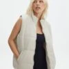 Longline Puffer Vest -GLASSONS CLOTHING r paven puffer vest take a shelfie front vs75363rpln