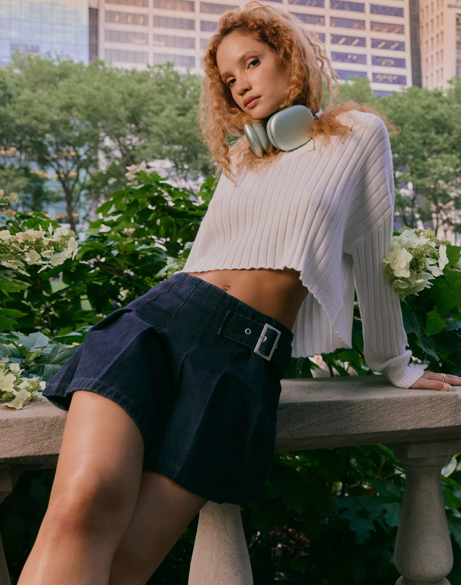 Print Mesh Midi Skirt 13 Print Mesh Midi Skirt - Image 11