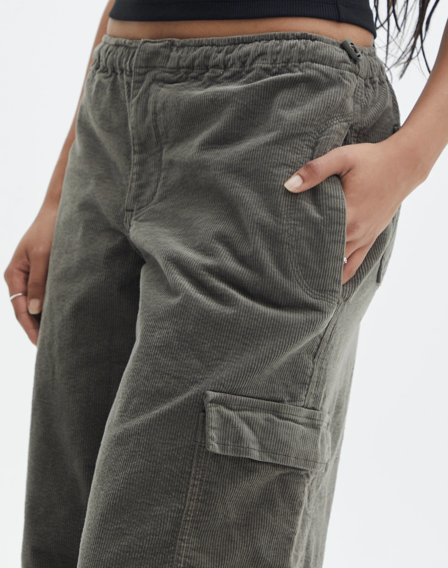 Mid Rise Cord Cargo Pant 18 Mid Rise Cord Cargo Pant - Image 16