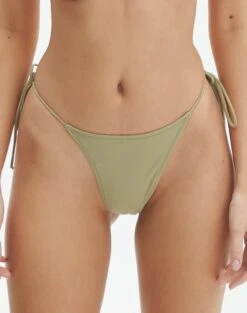 Side Tie Thong Bikini Bottom -GLASSONS CLOTHING r tamsin thin tie side thong bikini brief precious cargo full ga71259rpln