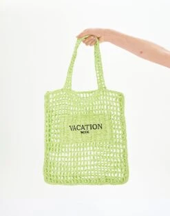 Triangle Padded Halter Bikini Top -GLASSONS CLOTHING rafa raffia tote bag lime splice front bg54591raf 1