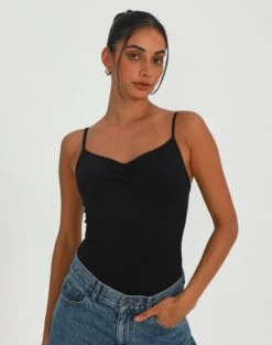 Supersoft Ruched Front Bodysuit