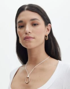 Tailored Strapless Corset Top -GLASSONS CLOTHING rory pendant rope necklace whitegold front je139656nl 2