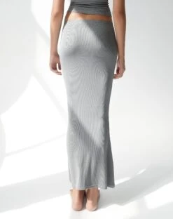 Luxe Lounge Modal Slim-Fit Maxi Skirt -GLASSONS CLOTHING ruby modal maxi skirt everythings pine back sl96661mod