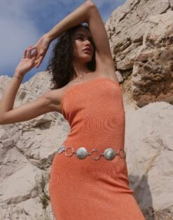 Sculpted Glitter Maxi Dress 34 Sculpted Glitter Maxi Dress -GLASSONS CLOTHING sangria sparkle strapless slim youre so golden imageback kd117623lur