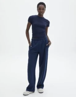 Wide Leg Jogger -GLASSONS CLOTHING santana jogger naughtical front pw106874oflc