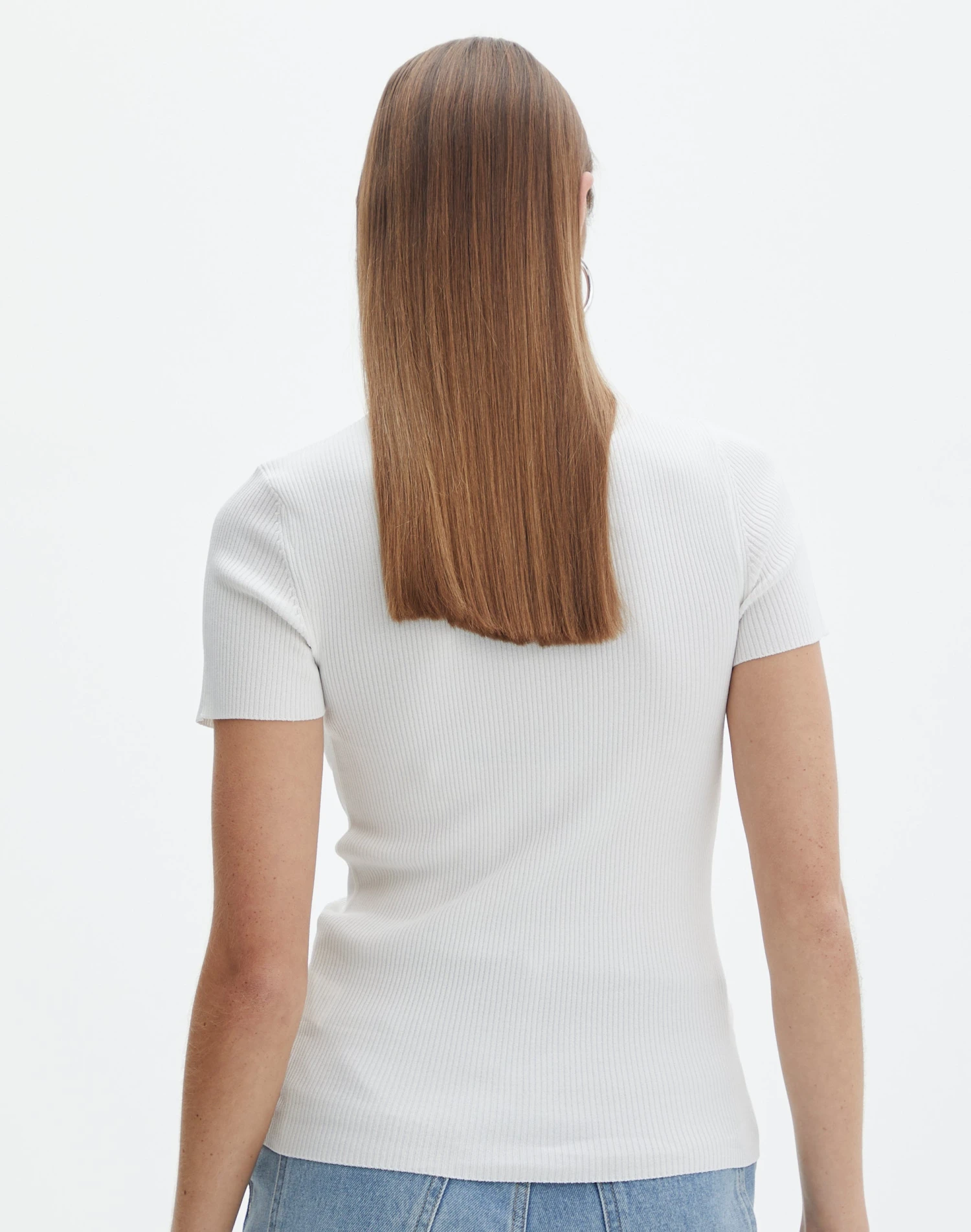 Knit Long Line T-Shirt 14 Knit Long Line T-Shirt - Image 13