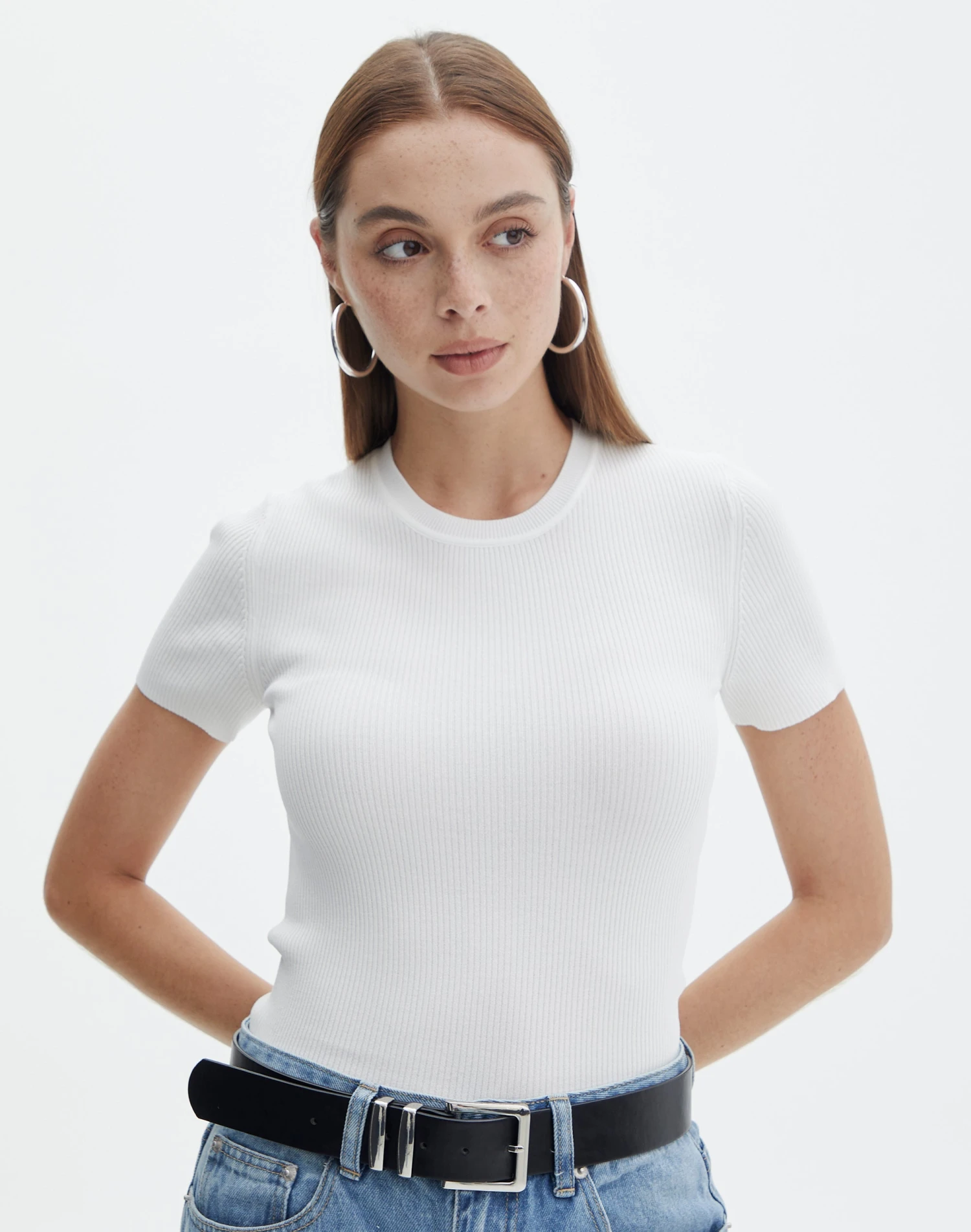 Knit Long Line T-Shirt 12 Knit Long Line T-Shirt - Image 11