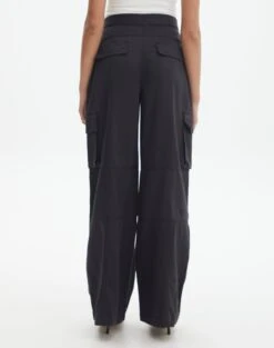 Cargo Straight Leg Pants 25 Cargo Straight Leg Pants -GLASSONS CLOTHING sierra dressy cargo pant black back pw109154cot