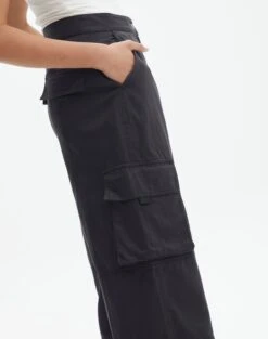 Cargo Straight Leg Pants 26 Cargo Straight Leg Pants -GLASSONS CLOTHING sierra dressy cargo pant black imageback pw109154cot