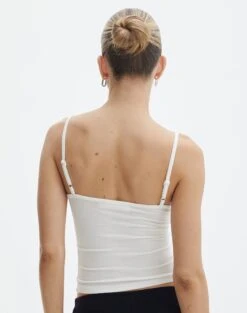 Luxe Lounge Modal Thin Strap Singlet 29 Luxe Lounge Modal Thin Strap Singlet -GLASSONS CLOTHING sisi modal tank milk back tv118176mod
