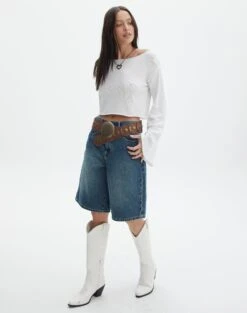 Brass Circle Detail Belt 27 Brass Circle Detail Belt -GLASSONS CLOTHING suri circle belt brown full be131016new