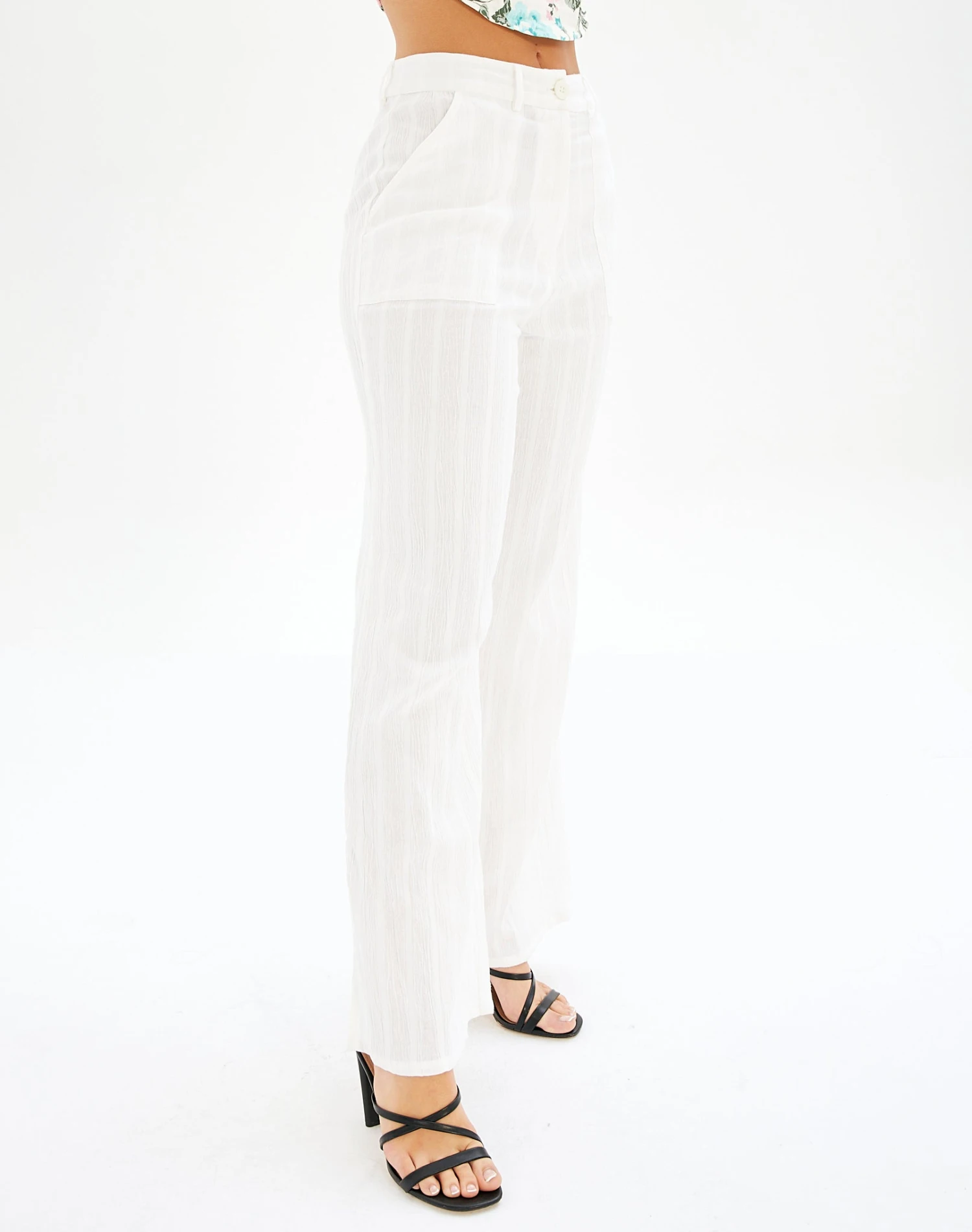 High Rise Tailored Wide Leg Panelled Pant 5 High Rise Tailored Wide Leg Panelled Pant - Image 3