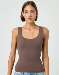 Ringspun Low Rise Denim Skirt 37 Ringspun Low Rise Denim Skirt -GLASSONS CLOTHING tommy tank top irish coffee front tv124269pch