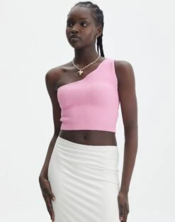 Oversized Cable Knit Long Sleeve Shrug -GLASSONS CLOTHING wirius one shoulder smell the roses front kv44069rib 1