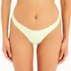 Shimmer Thong Bikini Bottom -GLASSONS CLOTHING zimi high waist thong lime splice front ga63412shm