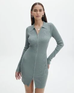 Knit Square Neck Maxi Dress 19 Knit Square Neck Maxi Dress -GLASSONS CLOTHING zola zip through cypress front kd122614knt