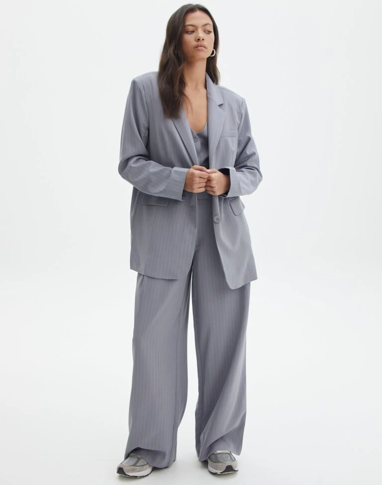 GLASSONS CLOTHING -GLASSONS CLOTHING co loretta blazer light grey pinstripe full jw51337pin 768x974 1